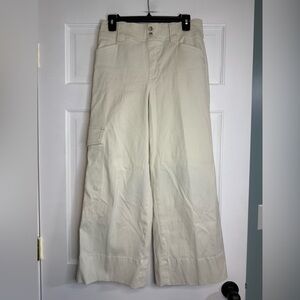 SPANX Stretch Twill Cropped Wide Leg Trouser